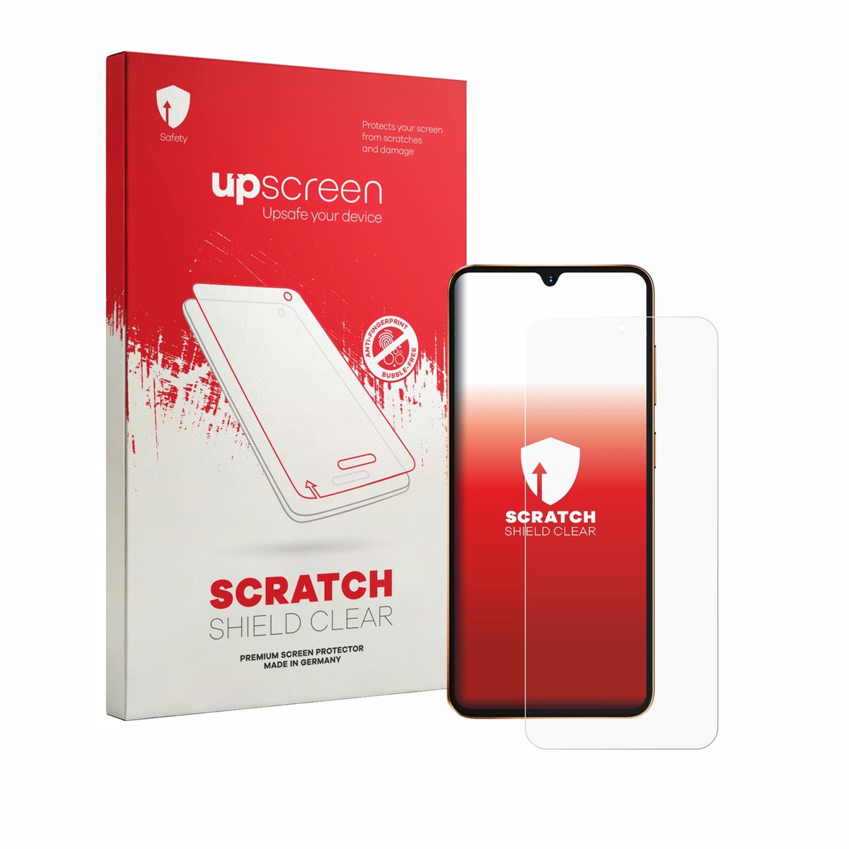 upscreen - Screenprotector voor Hotwav A17 Pro Max - Folie Beschermfolie transparant