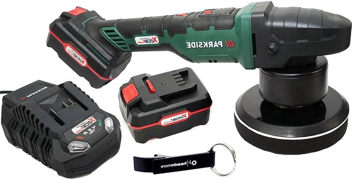 Accu Haakse Slijper - Polijstmachine - Klusjes en reparaties - 6-traps toerentalregeling - 150 mm - Zwart