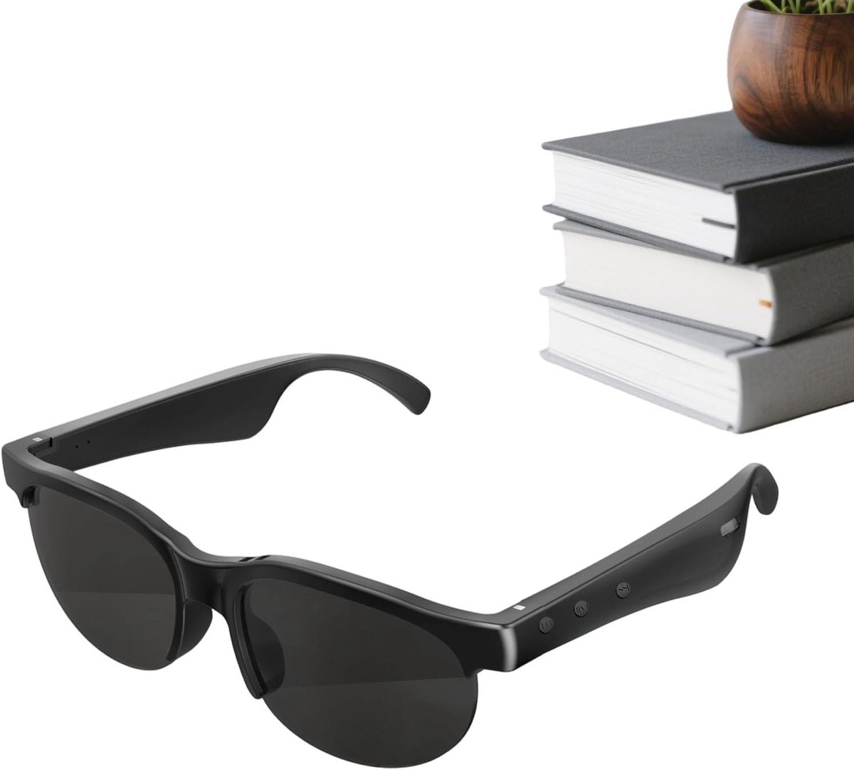 Slimme Vertalingsbril - Interpretatie Bril - Communicatie Verbeteren - Real-time Interpretatie - 17.8 x 7.3 x 6.8 cm - Zwart