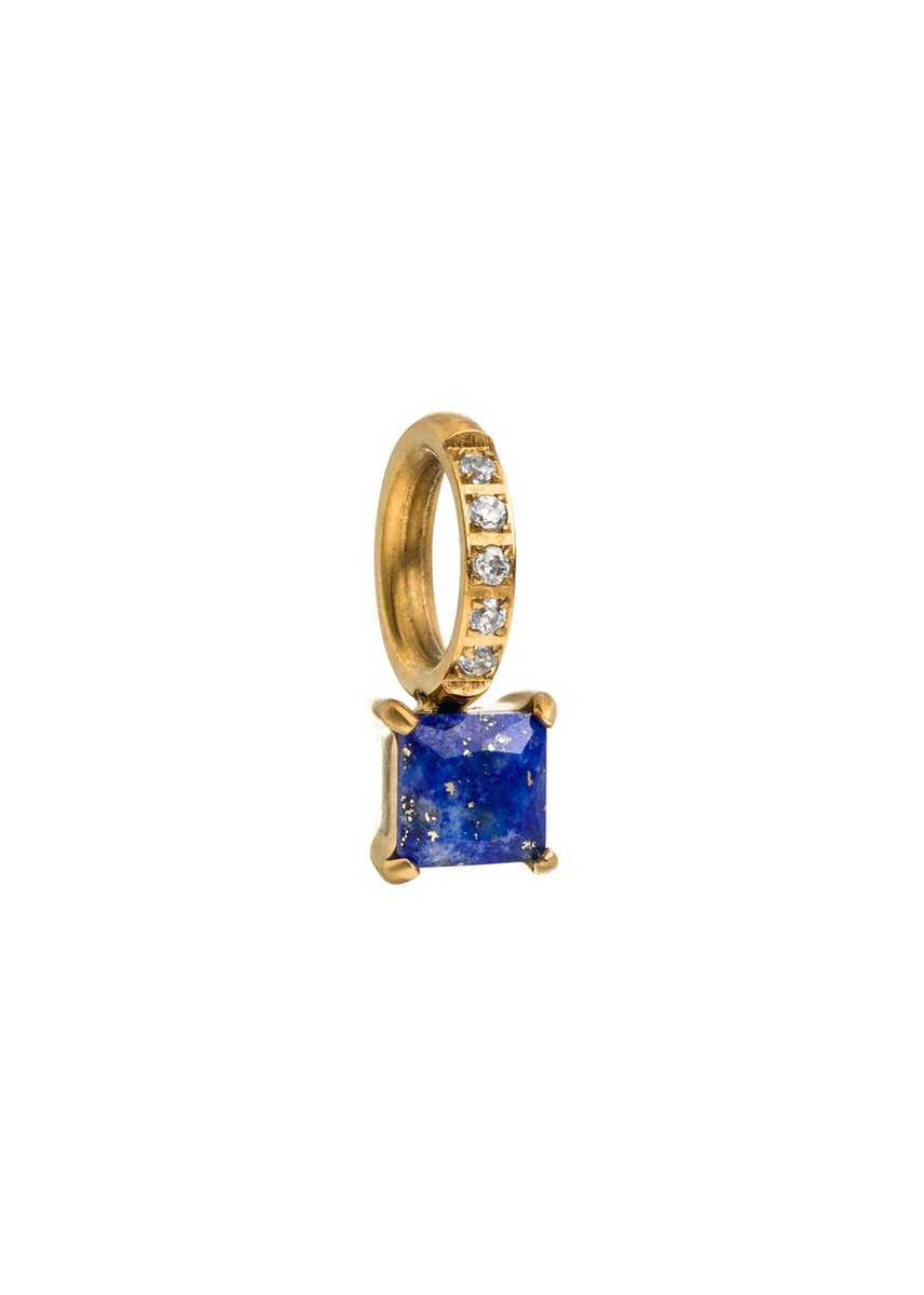 PURELEI Bedeltje Geboortesteen van september: lapis lazuli