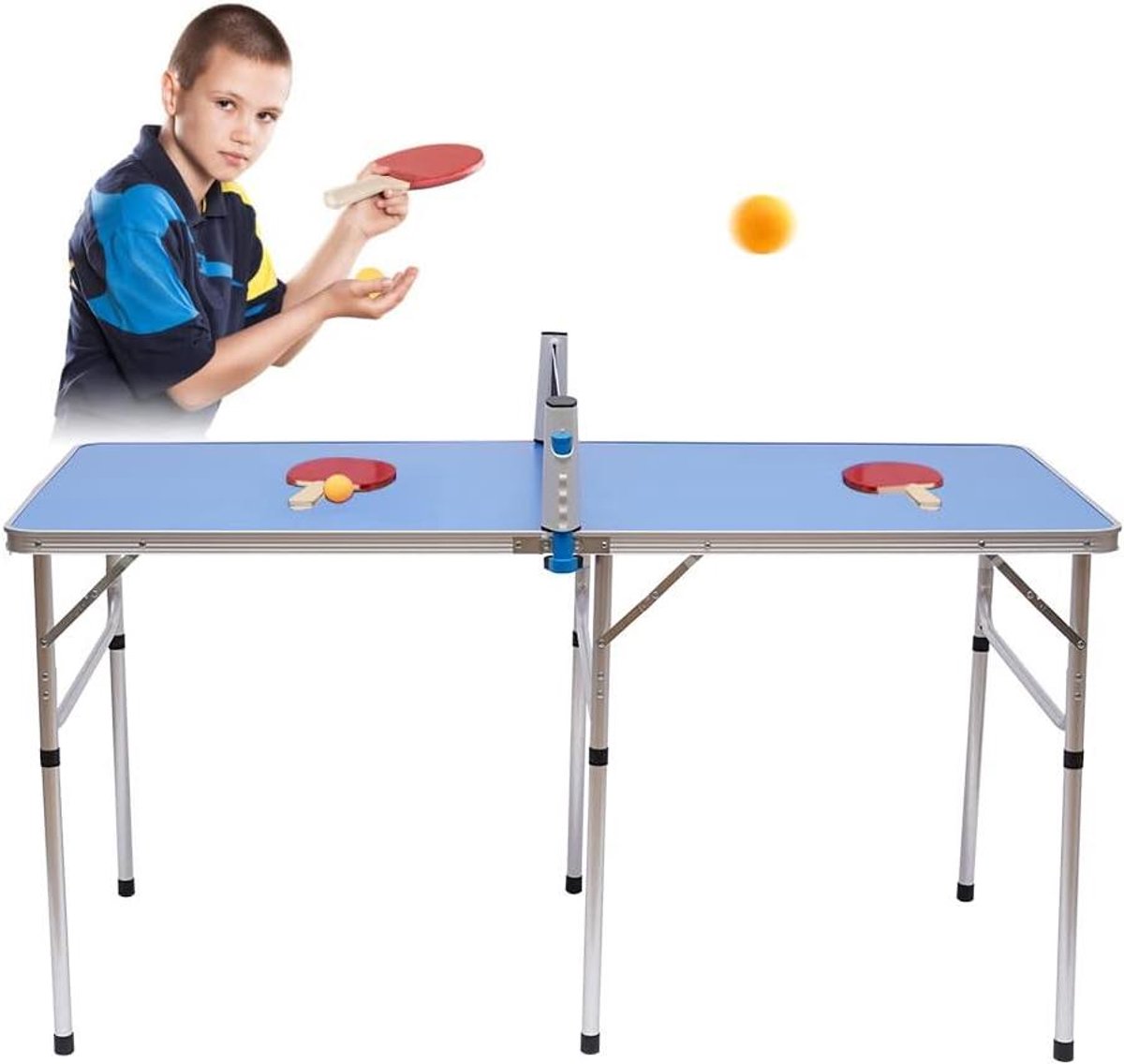 Tafeltennistafel Outdoor Indoor - Pingpongtafel Opvouwbaar - Sport en Spel - Inclusief Net en Accessoires