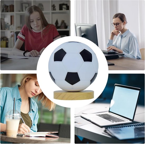 Voetbal Nachtlampje - Tafel Lamp Kinderlamp - Slaapkamer Verlichten - Voetbal Vorm Design - 22x20x20cm - Niet gespecificeerd — afbeelding 5