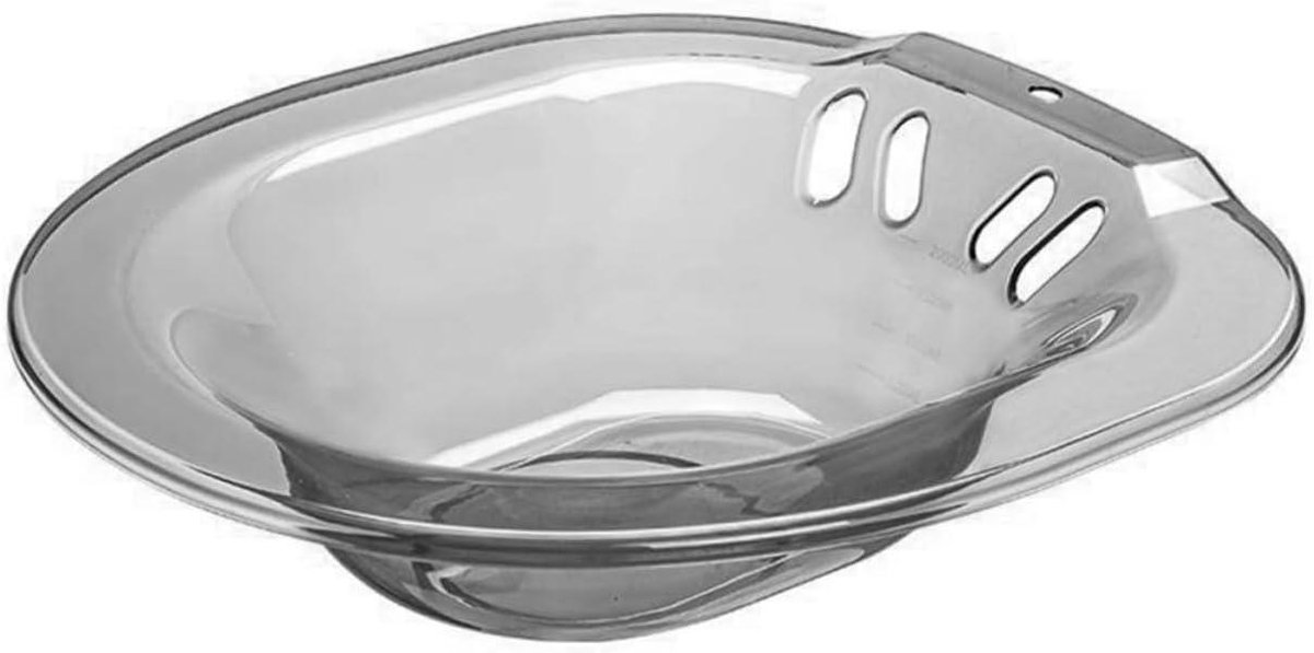 Zitbad Toiletbril - Inweekbad Douchebak - Intieme Hygiëne - Ergonomisch Ontwerp - 38 x 35.5 x 9.5 cm - Grijs