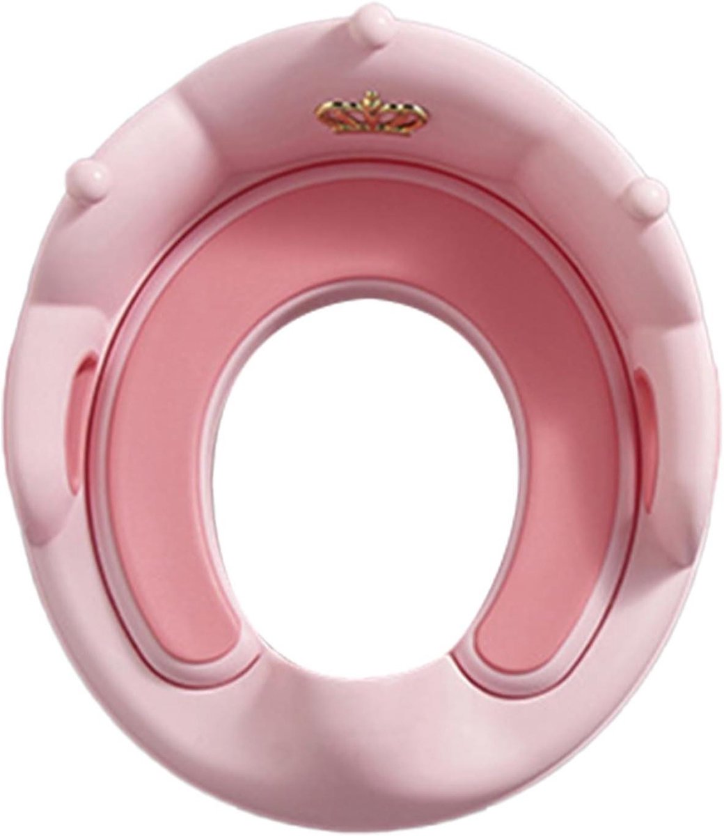 Baby Toiletring - Potjestrainer WC Bril - Kind Zindelijk Maken - Antislip Gespsysteem - 402 x 385 cm - Roze
