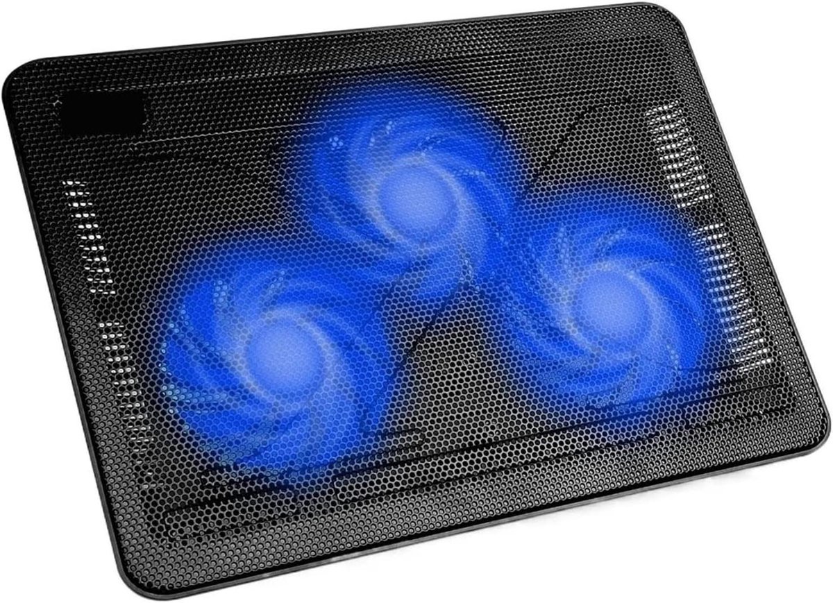 Laptop Koeler - Koelpad Notebook - Oververhitting Voorkomen - Ultradun Draagbaar - Tot 17 inch - Zwart