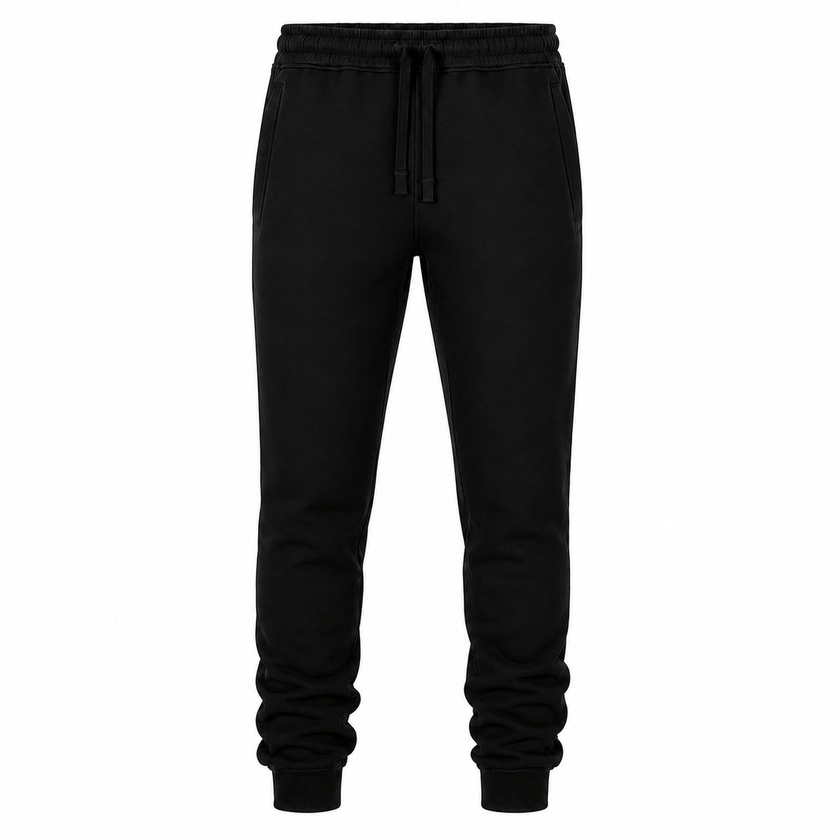 Joggingbroek Heren - Trainingsbroek - Katoen - Zwart - Maat XXL