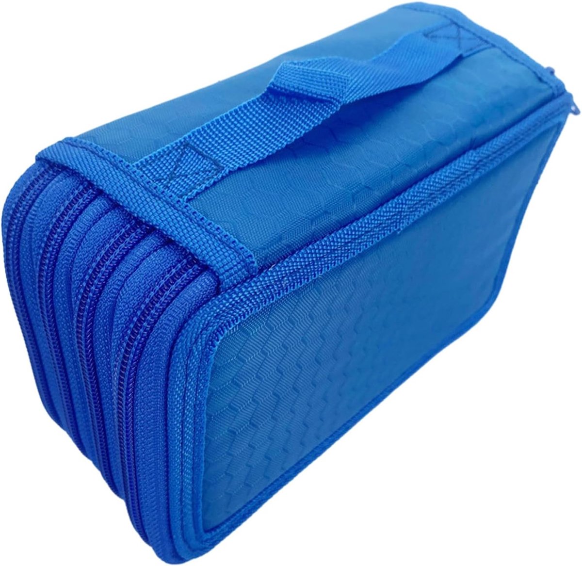 Schrijfwaren Opbergzak - Tekenen en Schilderen Opbergdoos - Potloodhouder 72 Vakken - Blauw