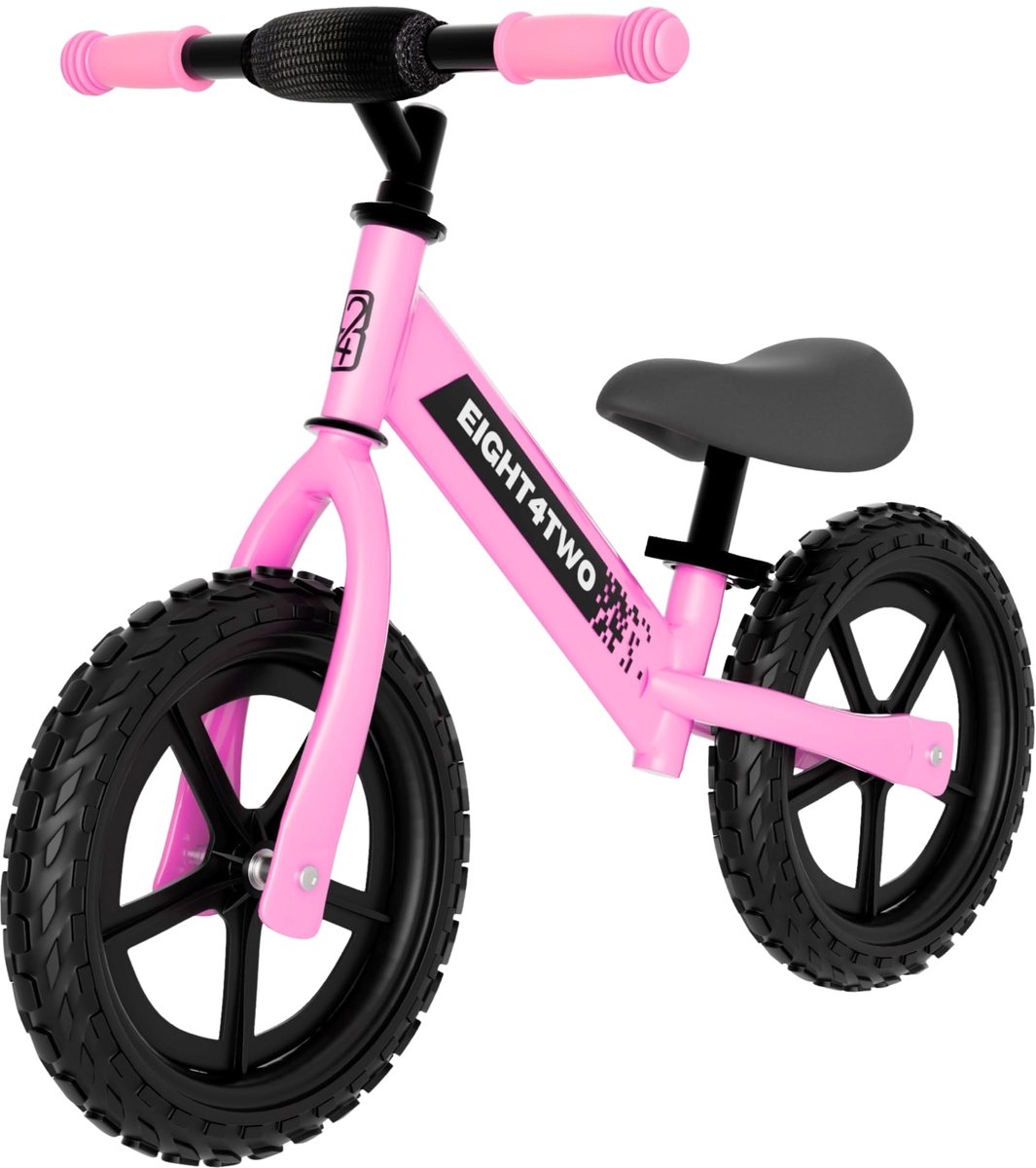 SnelShoppen - Fiets zonder Pedalen voor Kinderen 2-5 Jaar - Evenwichtstrainer - Roze - Ideaal voor Buiten Speelgoed - Voor Peuters en Kleuters