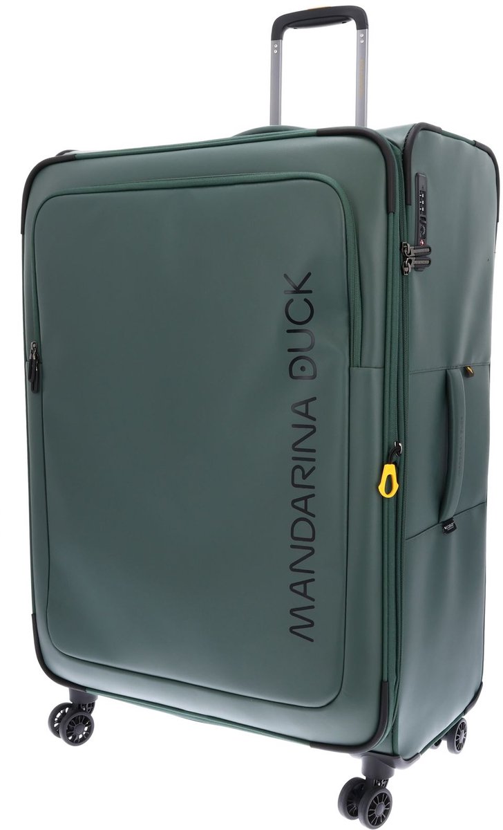 MANDARINA DUCK trolley Eco Coated Exp Trolley Deep Green donkergroen 83cm