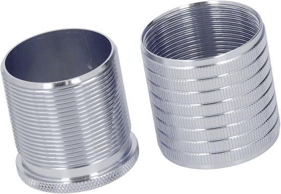 Meubelverhogers - Bedverhogers Tafelpootsteunen - Meubels Verhogen - Verstelbare Hoogte - 43-75 mm - Grijs — afbeelding 5