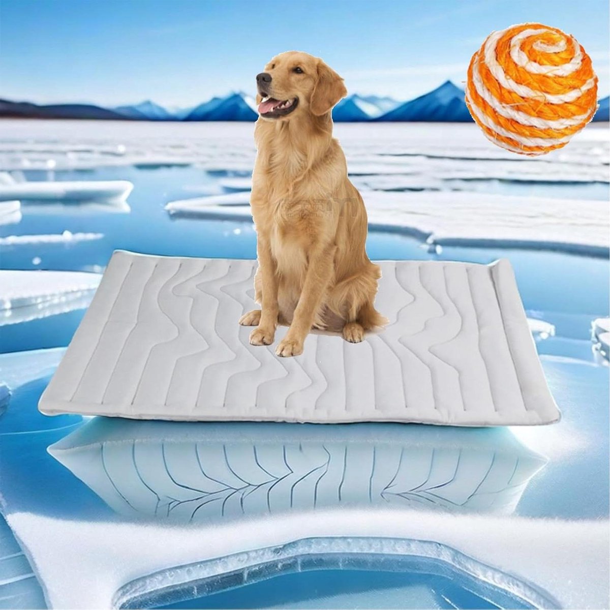 Koelmat Hond - Zelfkoelend Kleed - Comfort Zomer - Omkeerbaar Jaargetijden - XL 150x101cm - Grijs