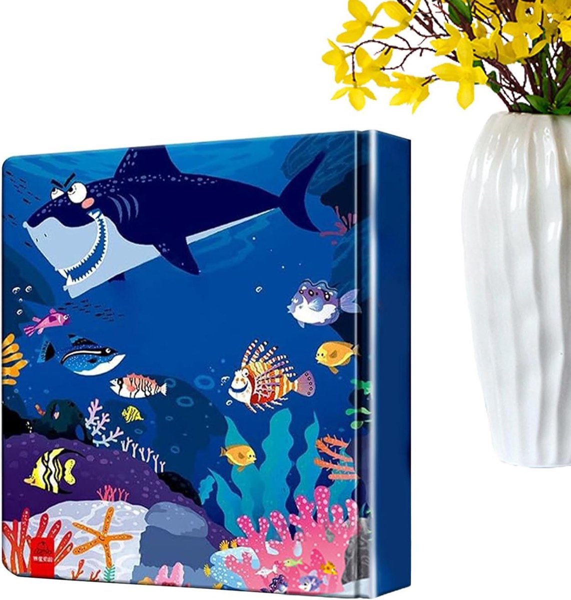 Interactieve Dierenboeken - 3D Verhalenboek Leerboek - Educatief Spelen - Pop-up Elementen - 20 x 16 x 6 cm - Oceaan