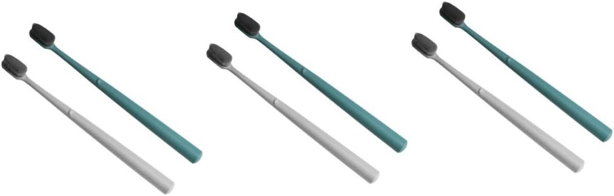 Wegwerp Tandenborstels - Kinder Tandenborstels - Dagelijkse Mondverzorging - Ergonomisch Ontwerp - 6 Stuks - Willekeurige Kleuren