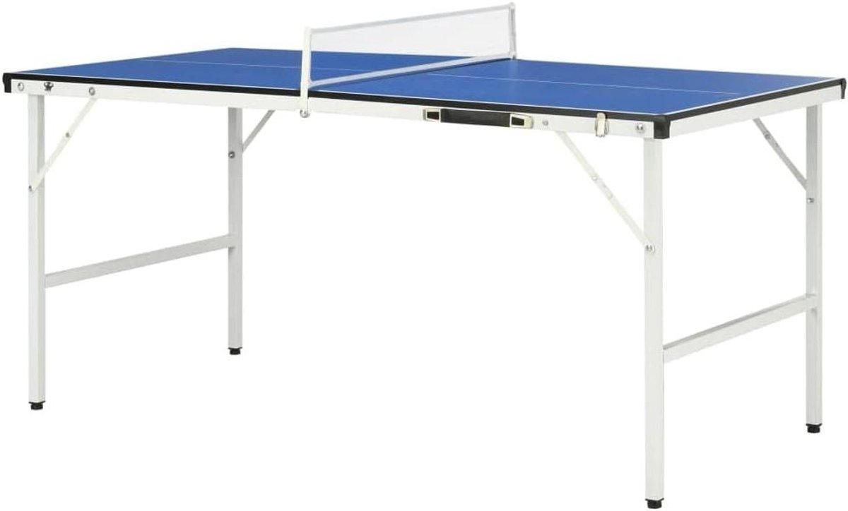Tafeltennistafel - Pingpongtafel - Sport Spelen - Inklapbaar Ontwerp - 152 x 76 cm - Blauw