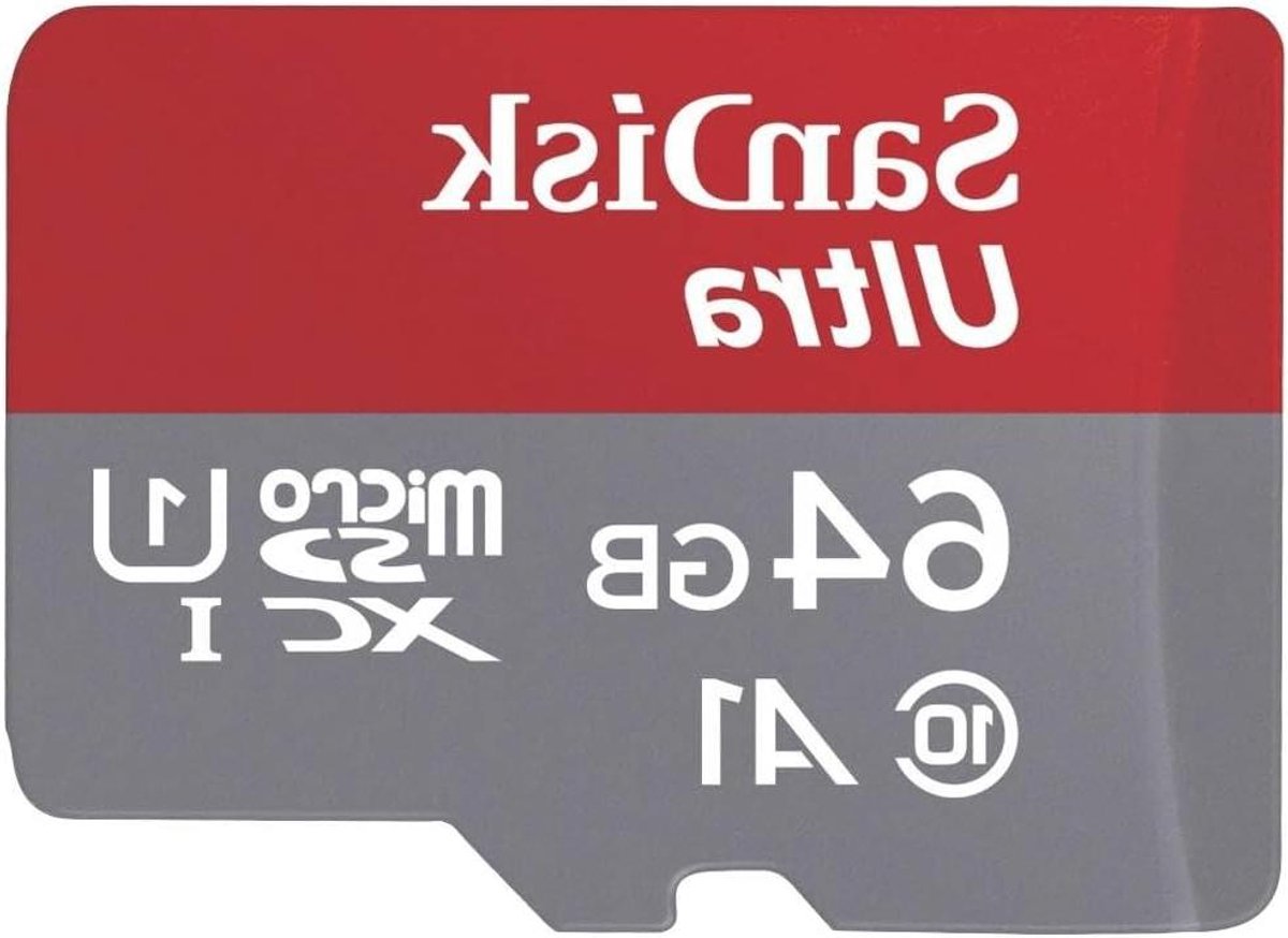 MicroSDXC Geheugenkaart - SD kaart Opslagkaart - Bestanden Opslaan - Hoge Snelheid - 64 GB - Zwart