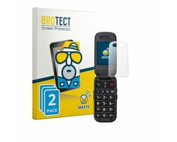 BROTECT - Screenprotector voor Panasonic KX-TU446 - Folie Beschermfolie matte 2 Stuks