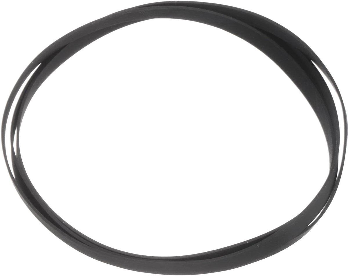 Dailygoods - 6 Stuks Vervangende Platenbanden voor Platenspelers - Duurzaam en Elastisch