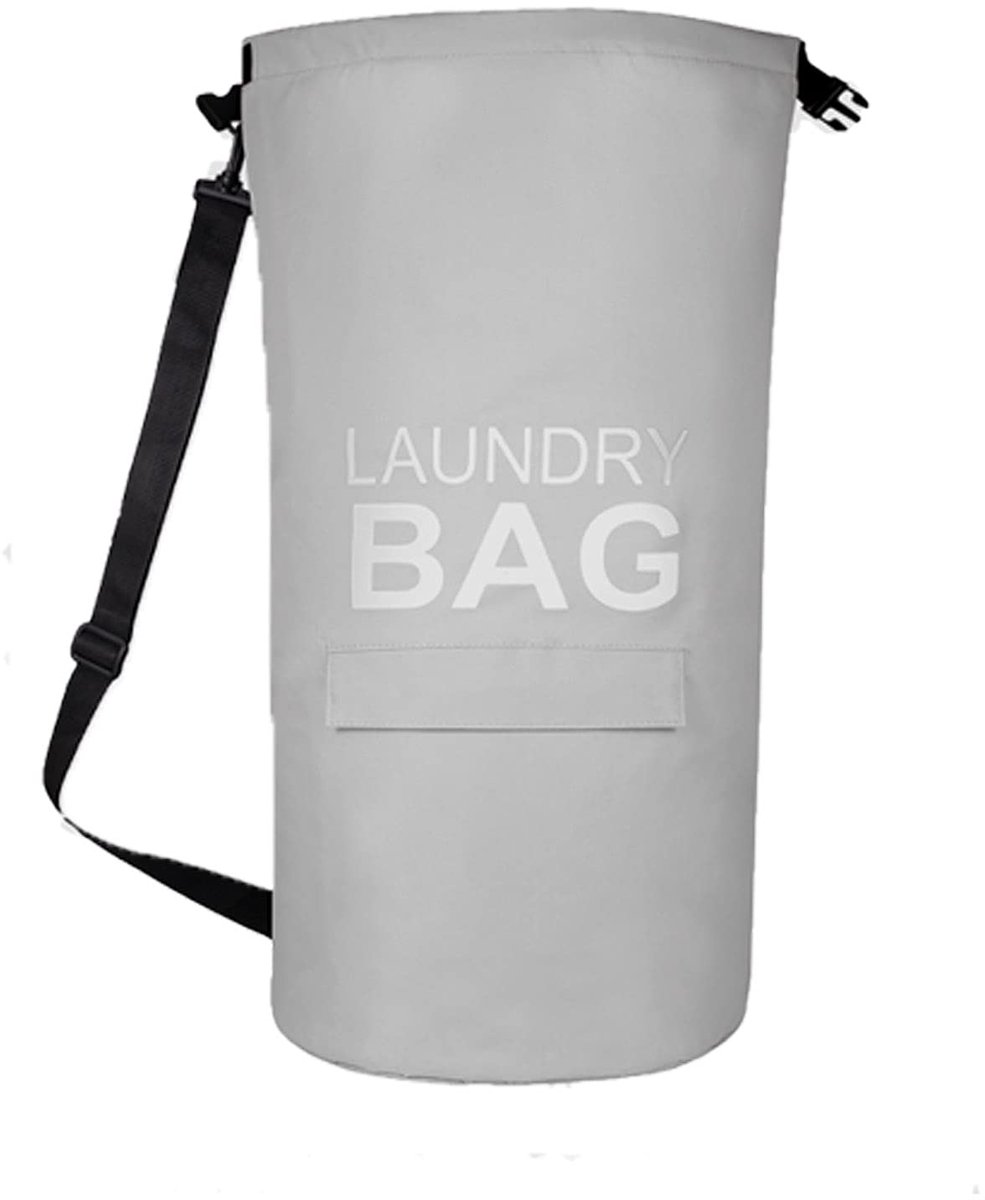 SnelShoppen - Opvouwbare Stof Wasmand 71L - Wandgemonteerde Vuile Wasmand met Anti-slip Handgrepen - Decoratieve Opbergmand voor Woonkamer - Modern De