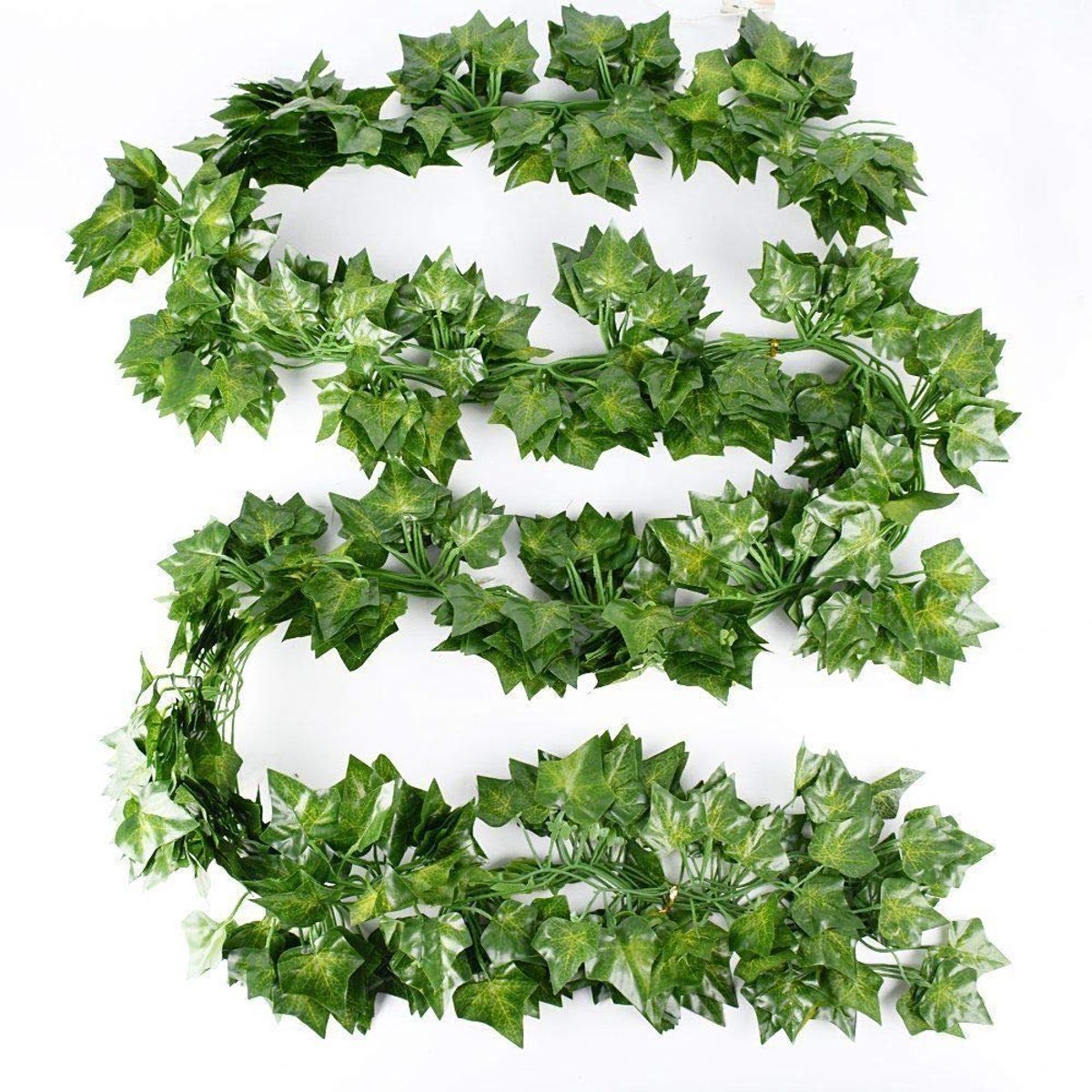 Dailygoods - Kunstmatige Klimop Vines - 12 Stuks voor Decoratie