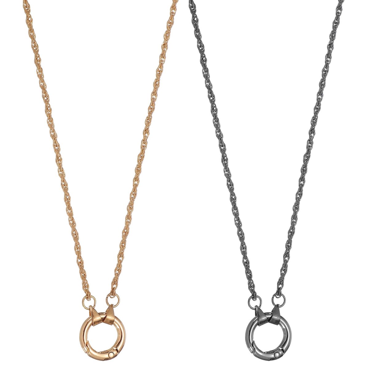 Dailygoods - Brillenhouder Halsketting - 2 Stuks Zonnebril en Brilketting met Legering Ring