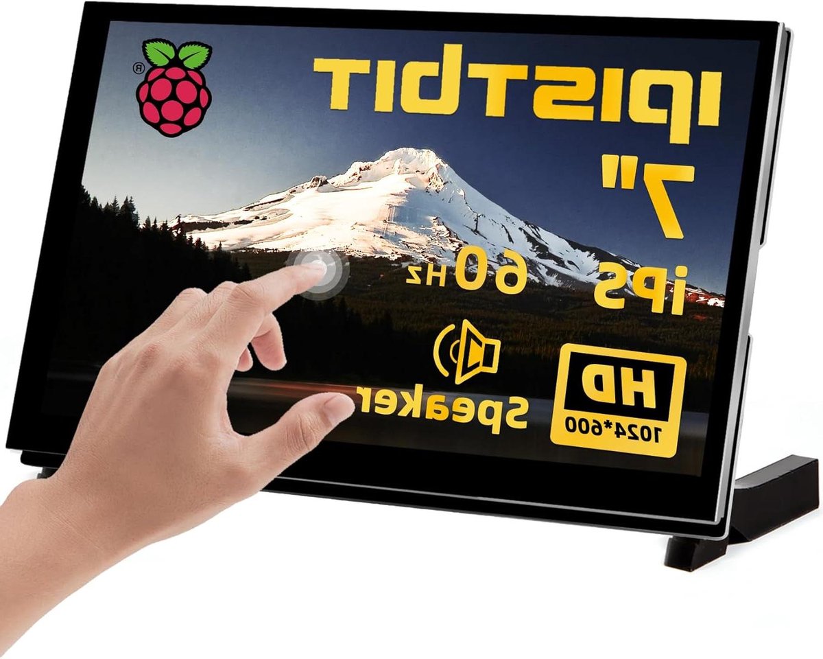 Touchscreen Monitor - Draagbaar Display - Mini Computer - IPS Paneel - 7 Inch - Zwart