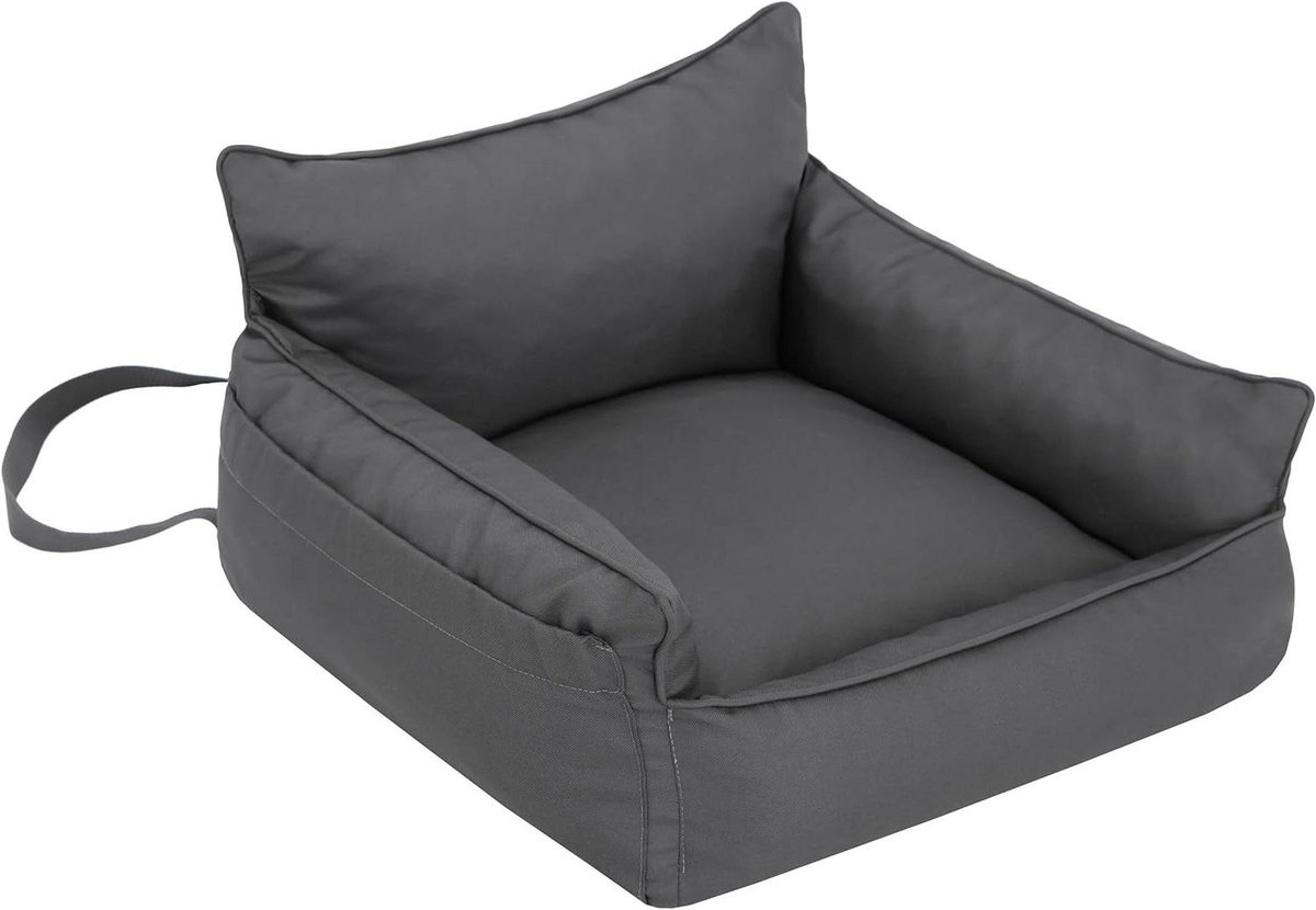 Autozit Hond - Reismand Kat - Dieren Vervoeren - Beschermt Autostoelen - 55x57x30 cm - Multikleur