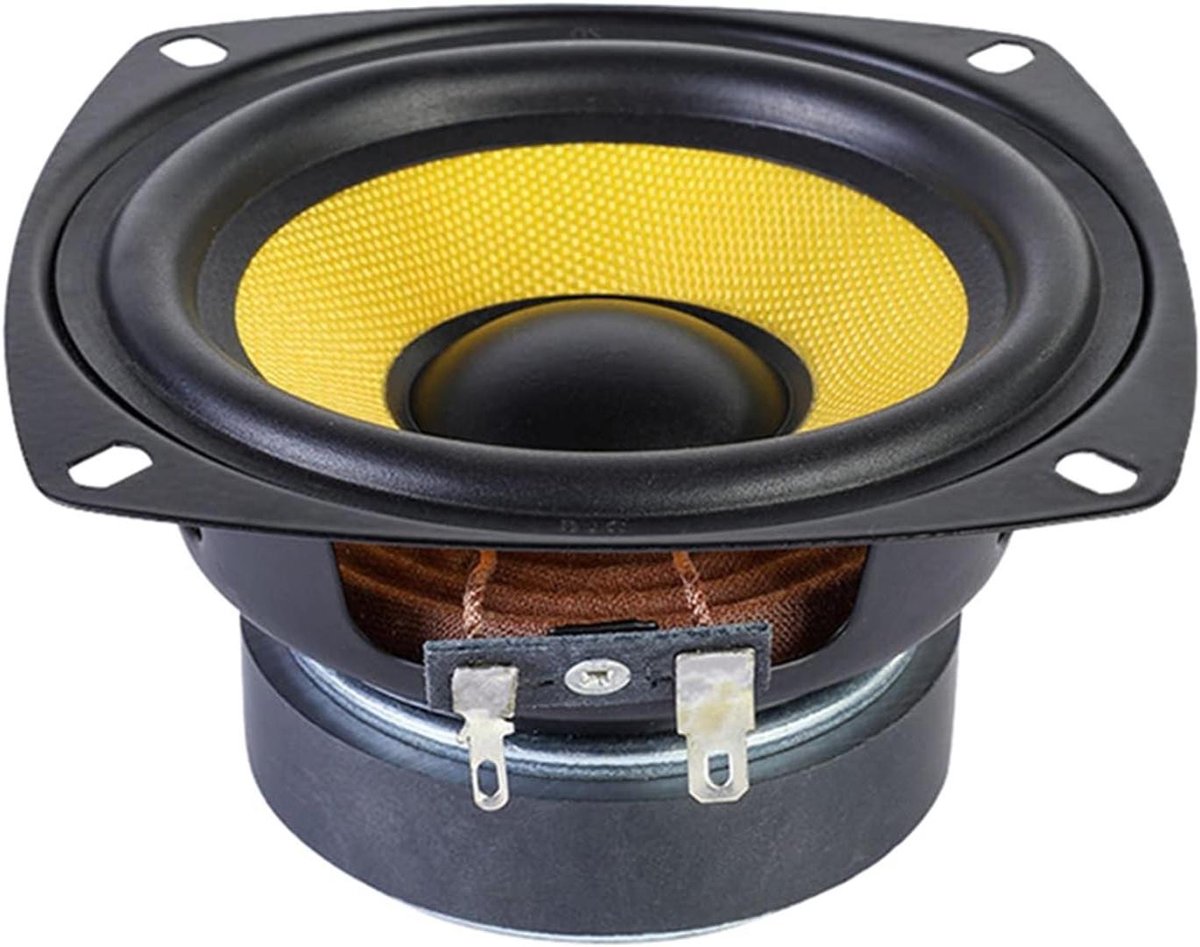 Full Range Speaker - Audio Sound Speaker - Home Theater DIY - Fiber Glass Basin - 3 Inch - Black