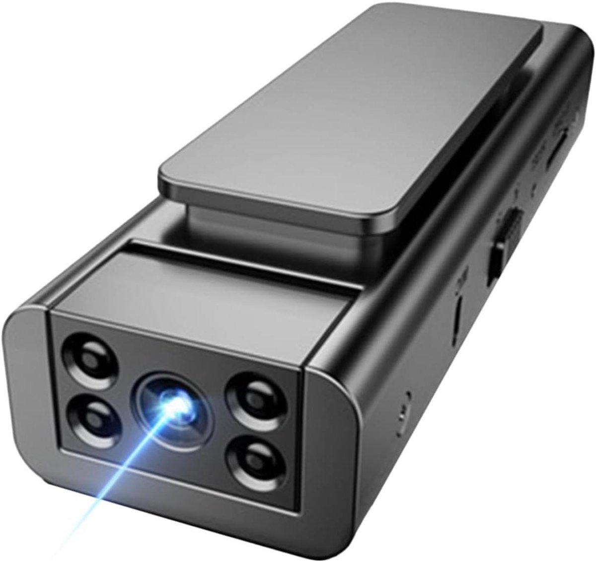 Mini Bodycam - Kleine Body Camera - Onderwater Opnames - HD Groothoek Lens - 8.3x1.9x2.6cm - Zwart