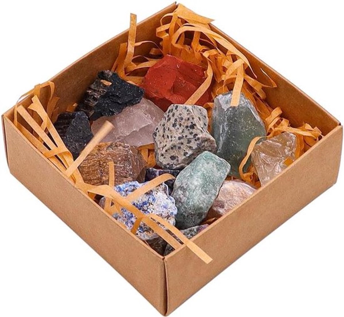 - Chakra-kristallen set - Genezing - Natuurlijk - Meditatie - Bescherming - Versterking - Geschikt voor alle leeftijden - Diverse kleuren en modellen - Set van 12 chakra-kristallen voor helende doeleinden