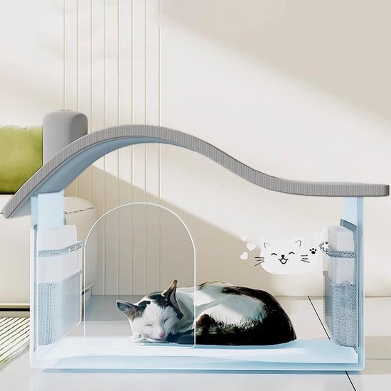 Koel Kattenhuis - Kattentent Hondenhol - Huisdier Koelen - Opvouwbaar Ontwerp - 47 x 35 x 39 cm - Meerkleurig — afbeelding 5