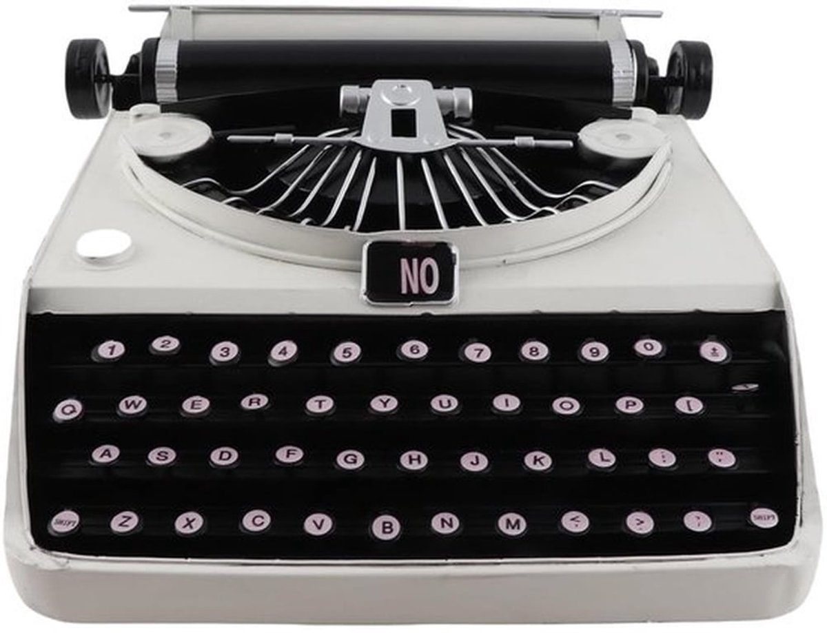 Typemachine Retro Vintage - Decoratieve Tafellampen - Huisdecoratie - Draagbare Handmatige Rekwisieten - Antieke Typemachine - Uniek Decoratief Stuk - Decoratie