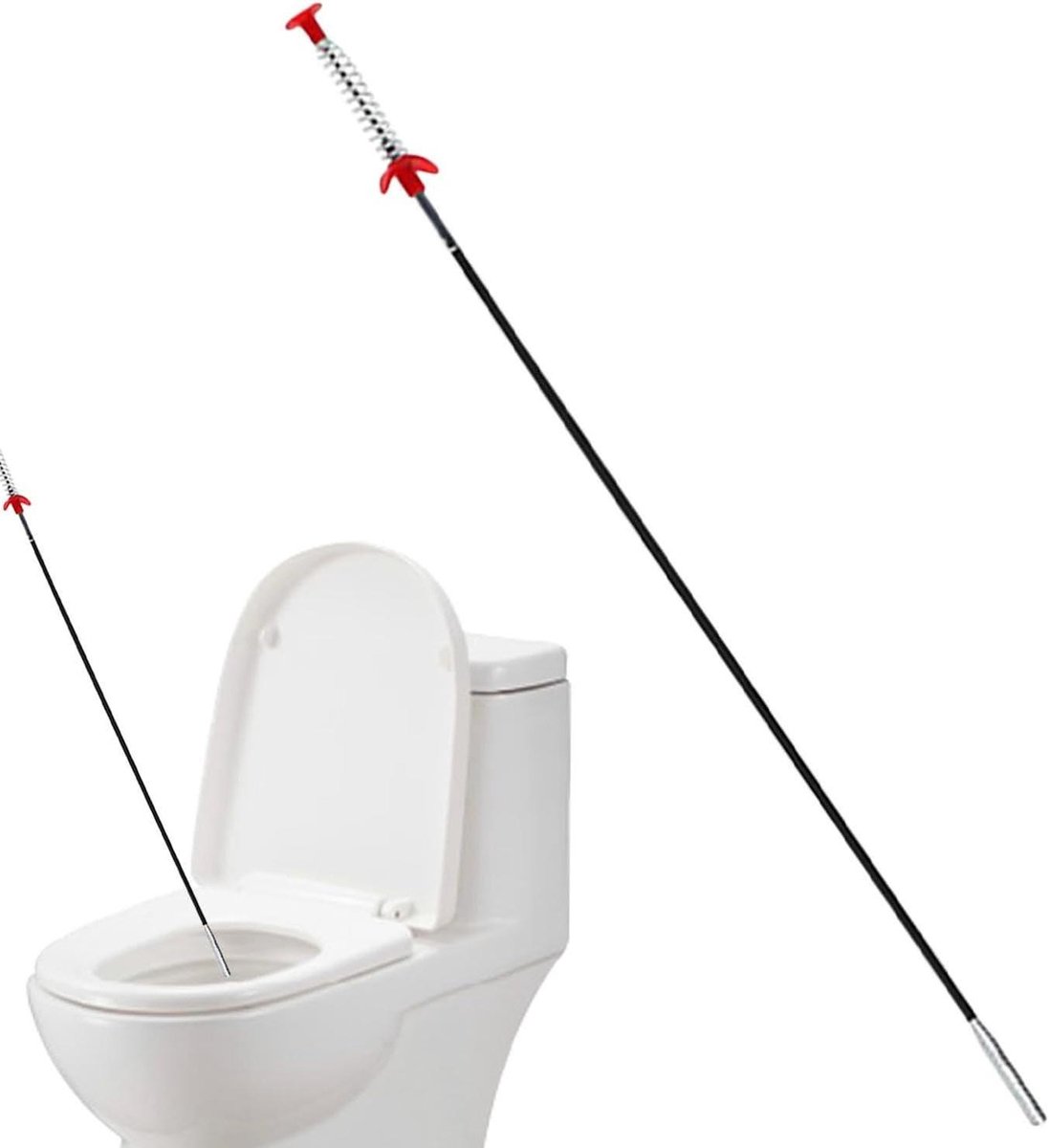 Rioolontstopper Grijper - Afvoer Ontstopper - Afvoer Reinigen - Flexibele Klauwen - 1.6 meter - Zilver
