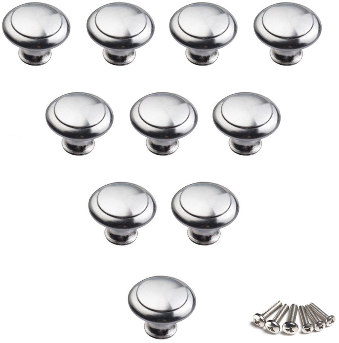 Dailygoods - ronde lade knoppen kabinet handgrepen deurgreep 27mm