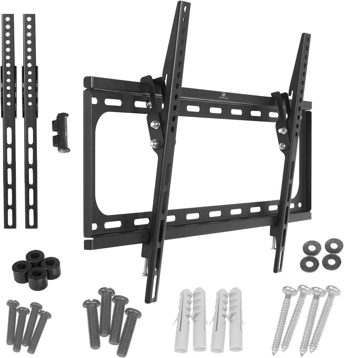 TV Muurbeugel - TV Ophanging - Televisie Ophangen - Extra Plat - 37-80 inch - Zwart