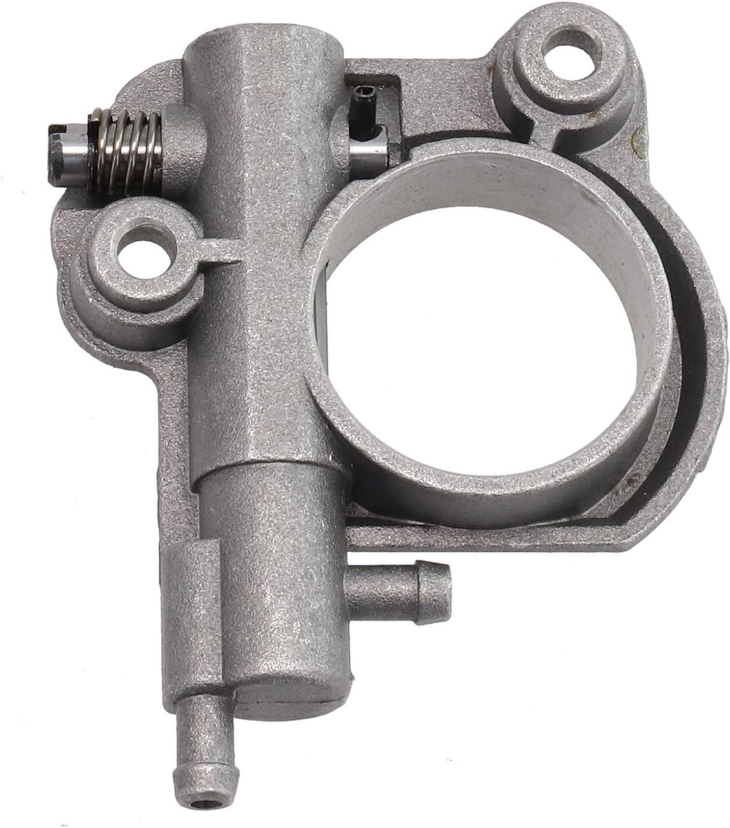 Kettingzaag Oliepomp - Smeereenheid Kettingzaag - Ketting Smeren - Duurzame Legering Constructie - N.v.t. - Zilverkleurig