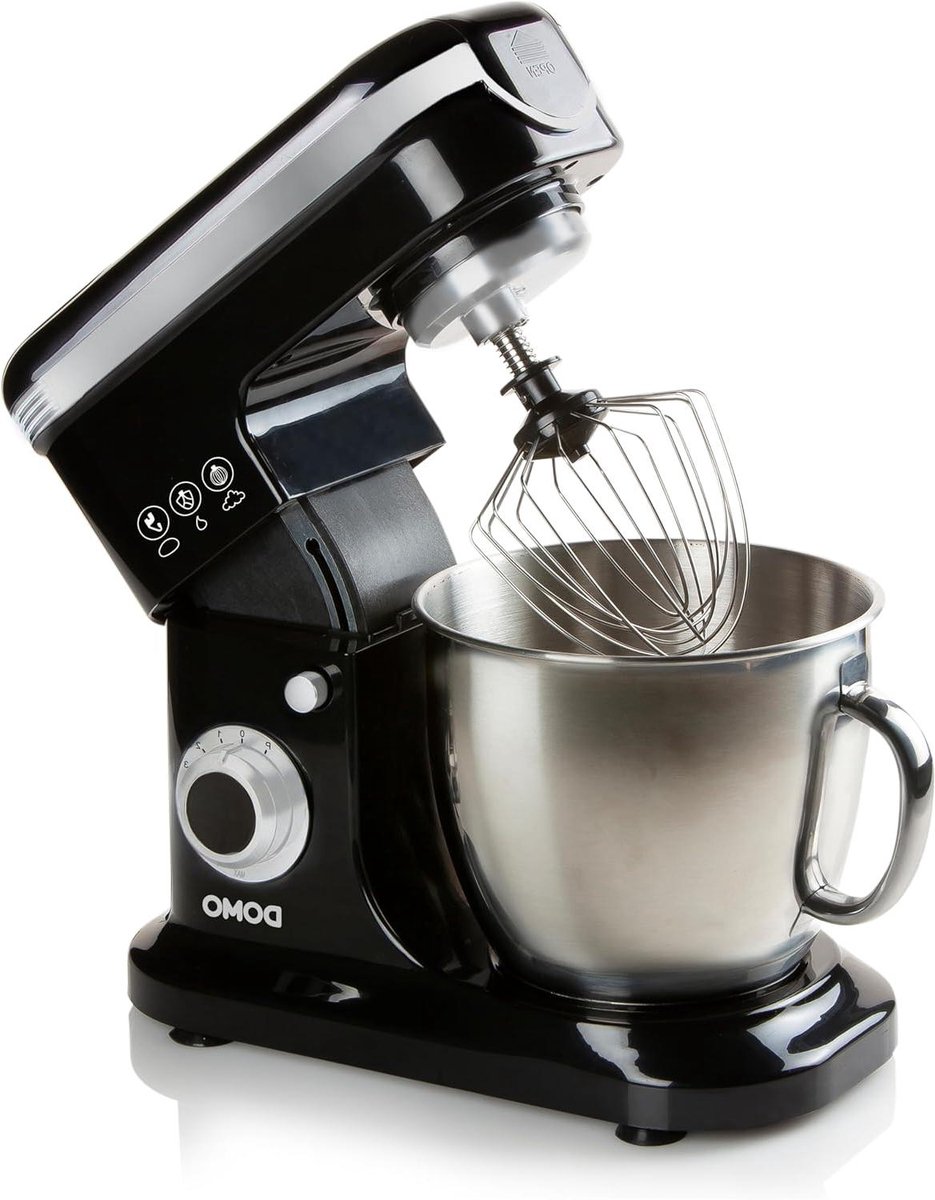 Keukenmachine - Mixer Banketbakker - Bakken en Koken - Robuust Ontwerp - 6 Liter - Zwart