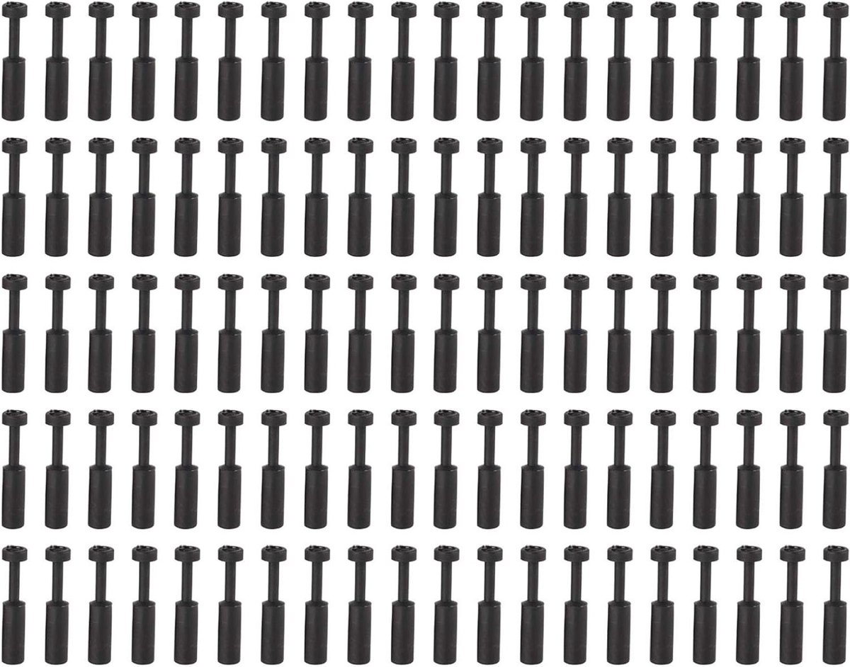 Pneumatische Pijpplug - Luchtslang Connector - Luchtleiding Afsluiten - Slijtvast Kunststof - 1/4 Inch - Zwart