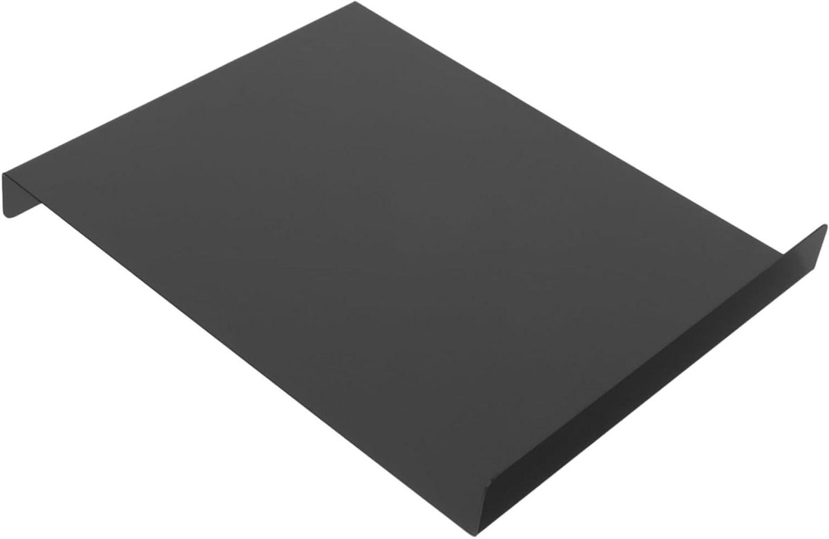 Metalen Drukplaat - Printblok Linosnede - Ambachtelijk Printen - Draagbaar Ontwerp - 23.3 x 17.8 cm - Zwart
