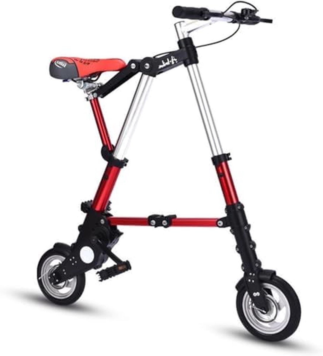 Vouwfiets - Compacte fiets Draagbare fiets - Stadstransport - Ultralicht ontwerp - 8 inch wielen - Zwart