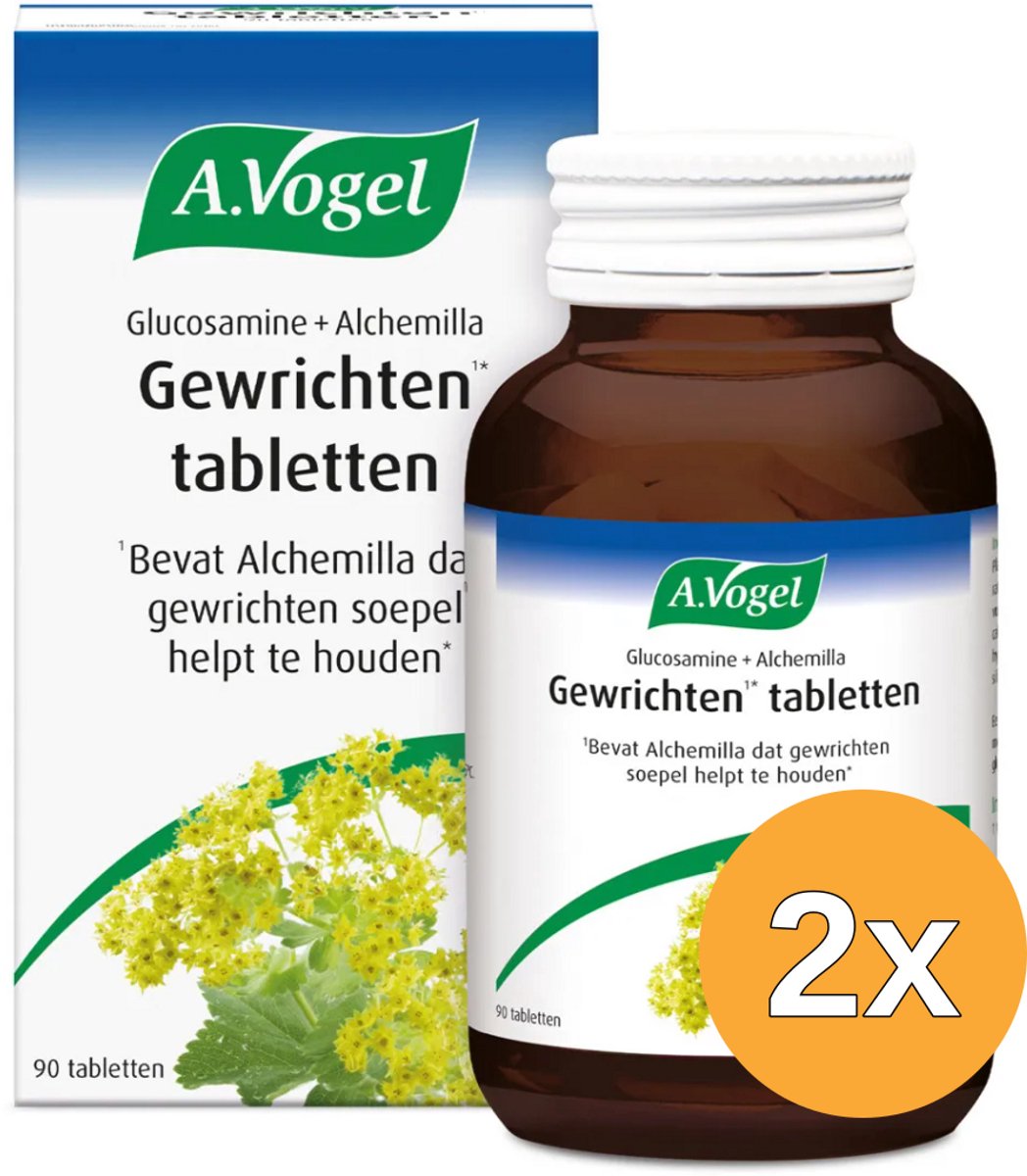 2x A.Vogel Alchemilla glucosamine (90 tabletten)