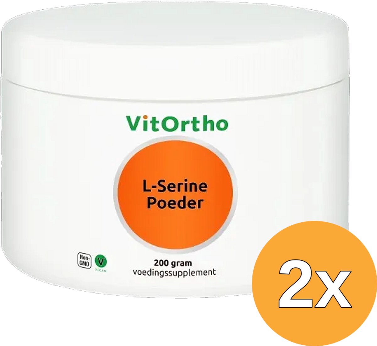 2x Vitortho L-Serine (200 gr)