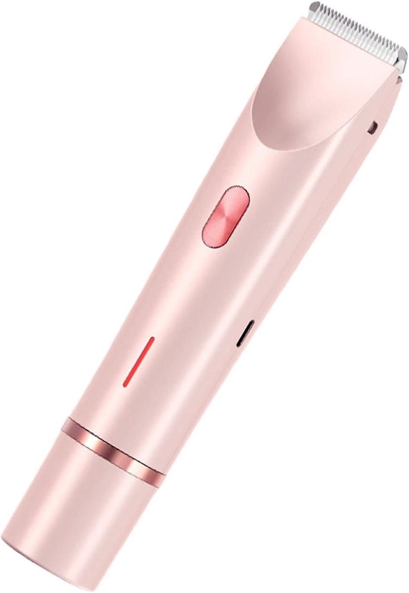Elektrisch Scheerapparaat Dames - Gezichtshaar Trimmer - Ontharen Lichaam - Waterdicht Ontwerp - Compact Formaat - Wit