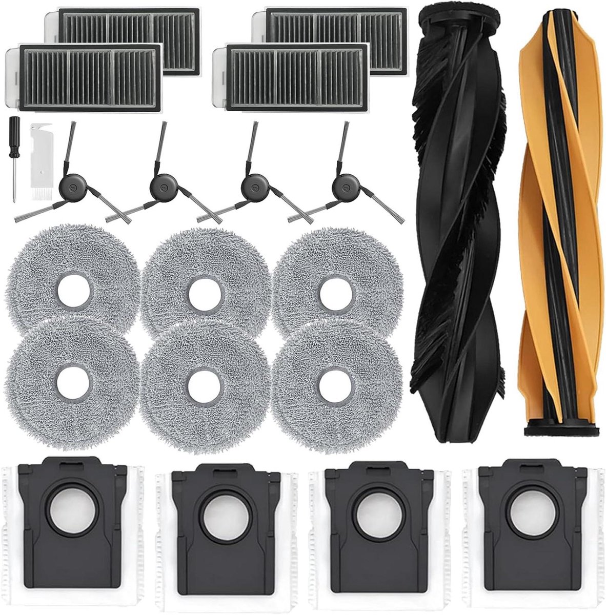 Stofzuiger Accessoires - Onderdelen Set - Schoonmaken Huis - Specifiek voor Dreame X50 - 30 cm - Wit