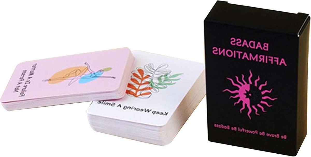 Affirmatiekaarten Vrouwen - Motiverende Quotes - Mentale Groei - Dubbelzijdig Ontwerp - 6x9 cm - Multicolor