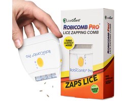 SnelShoppen - Robi Comb Pro Elektronische Luizenkam voor Effectieve Luizenbestrijding, Draadloos, Geschikt voor Kinderen, Compact en Handzaam, Hygiëni