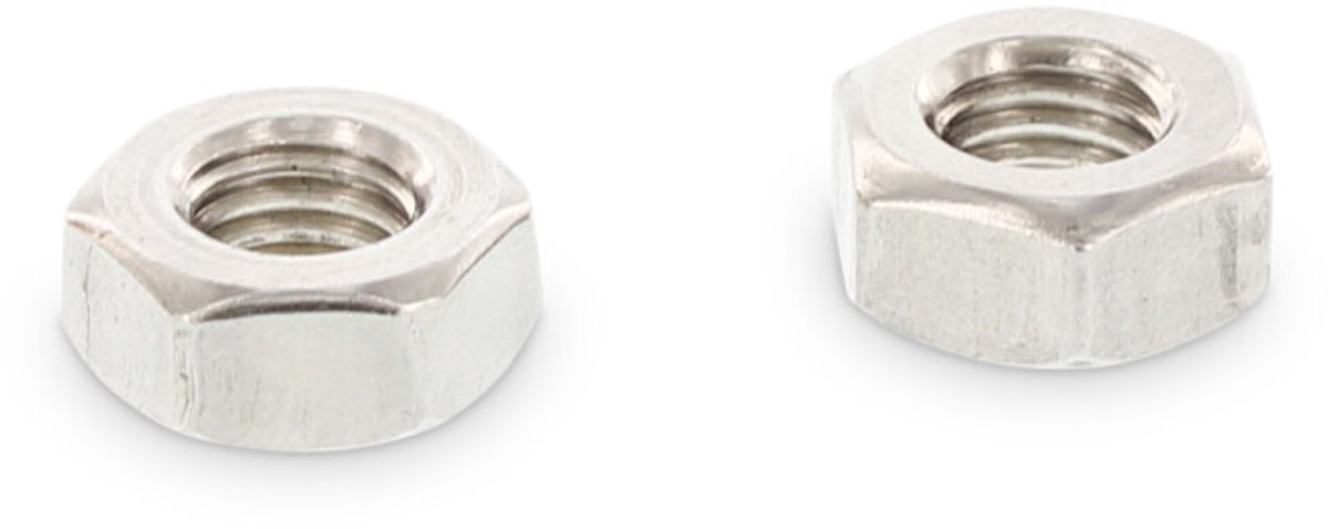 (1000 STUKS) M2 ZESKANTMOER (RVS-A2) (AISI 304) DIN 934