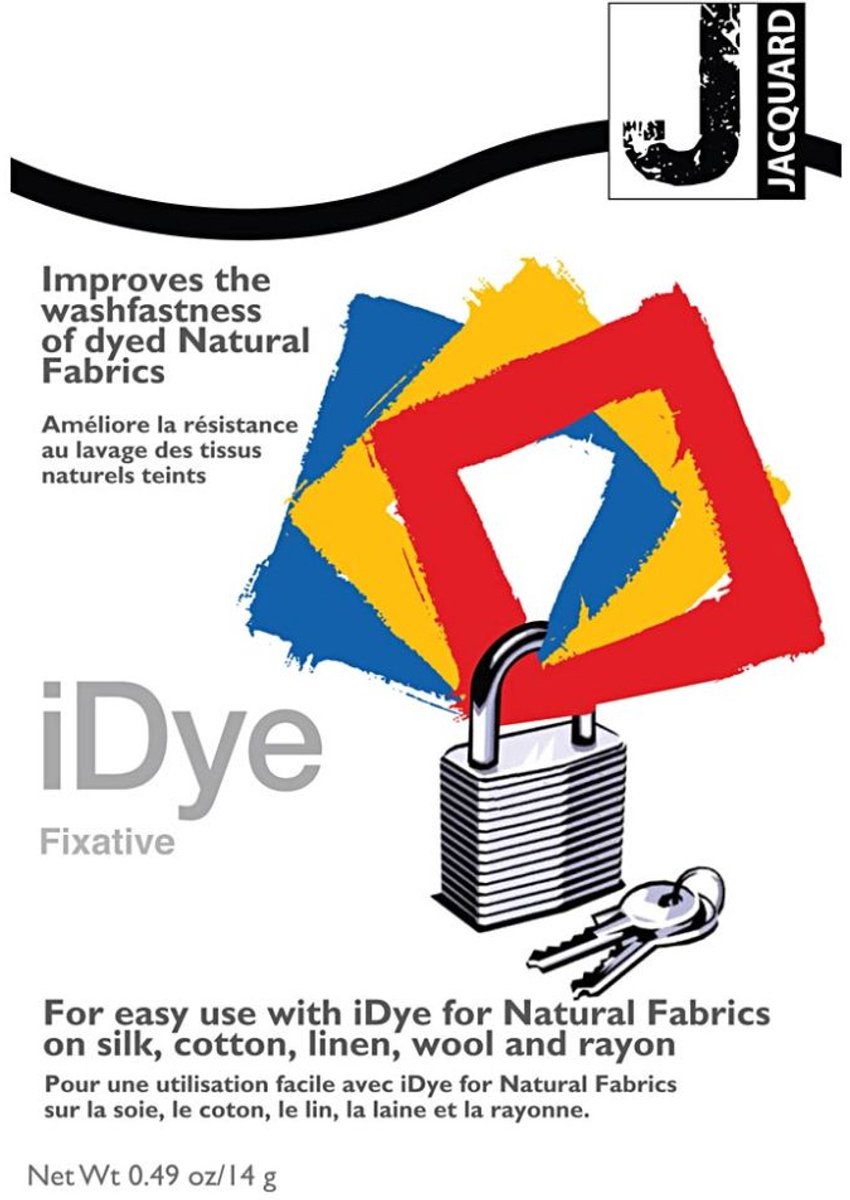 iDye Fixatiemiddel Textielverf - Kleurfixeerder Stof - Textiel Verf Fixeermiddel - Voor Katoen Zijde en Viscose - 14 gram