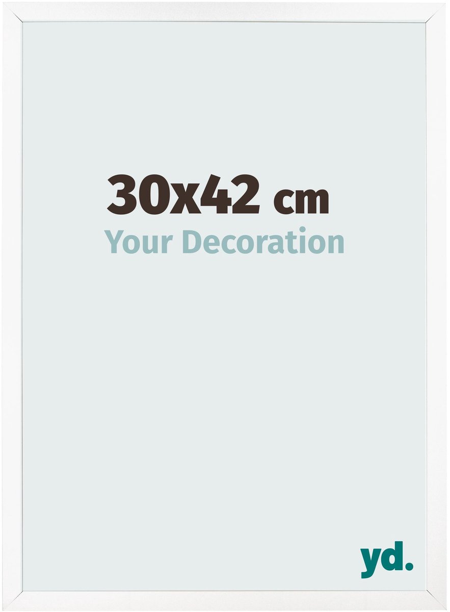 Your Decoration - Fotolijst 30x42 cm - MDF - Wit Mat - Bologna