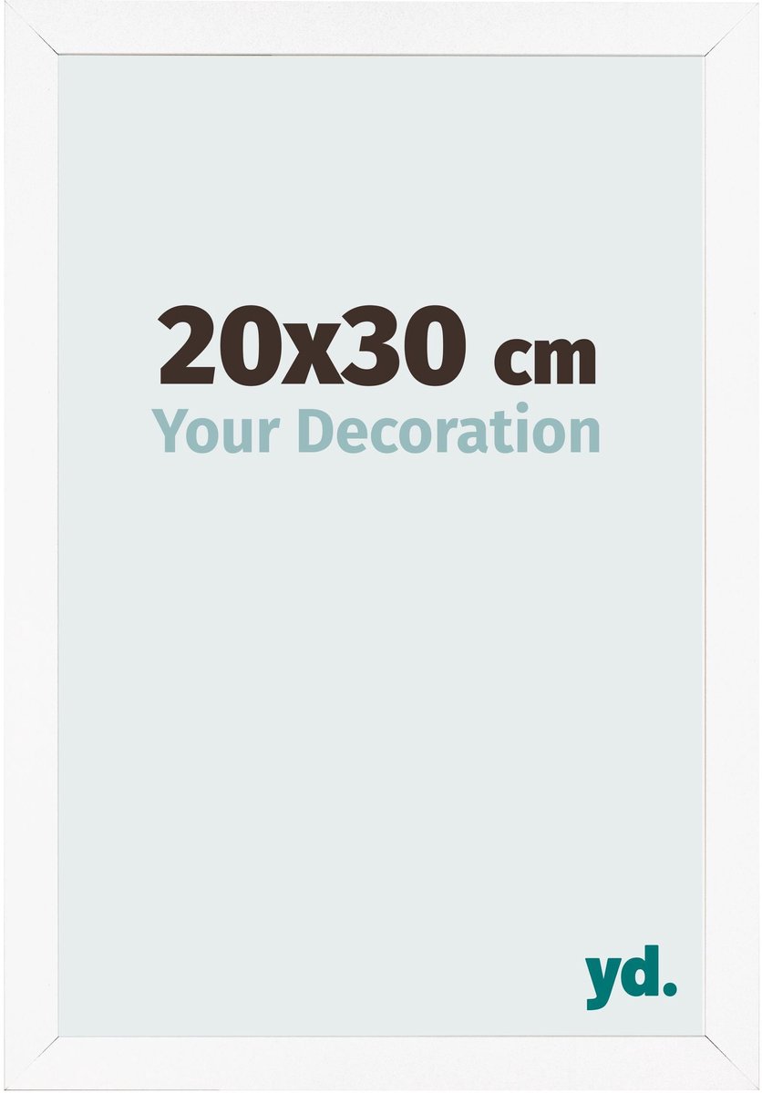 Your Decoration - Fotolijst 20x30 cm - MDF - Wit Mat - Bologna