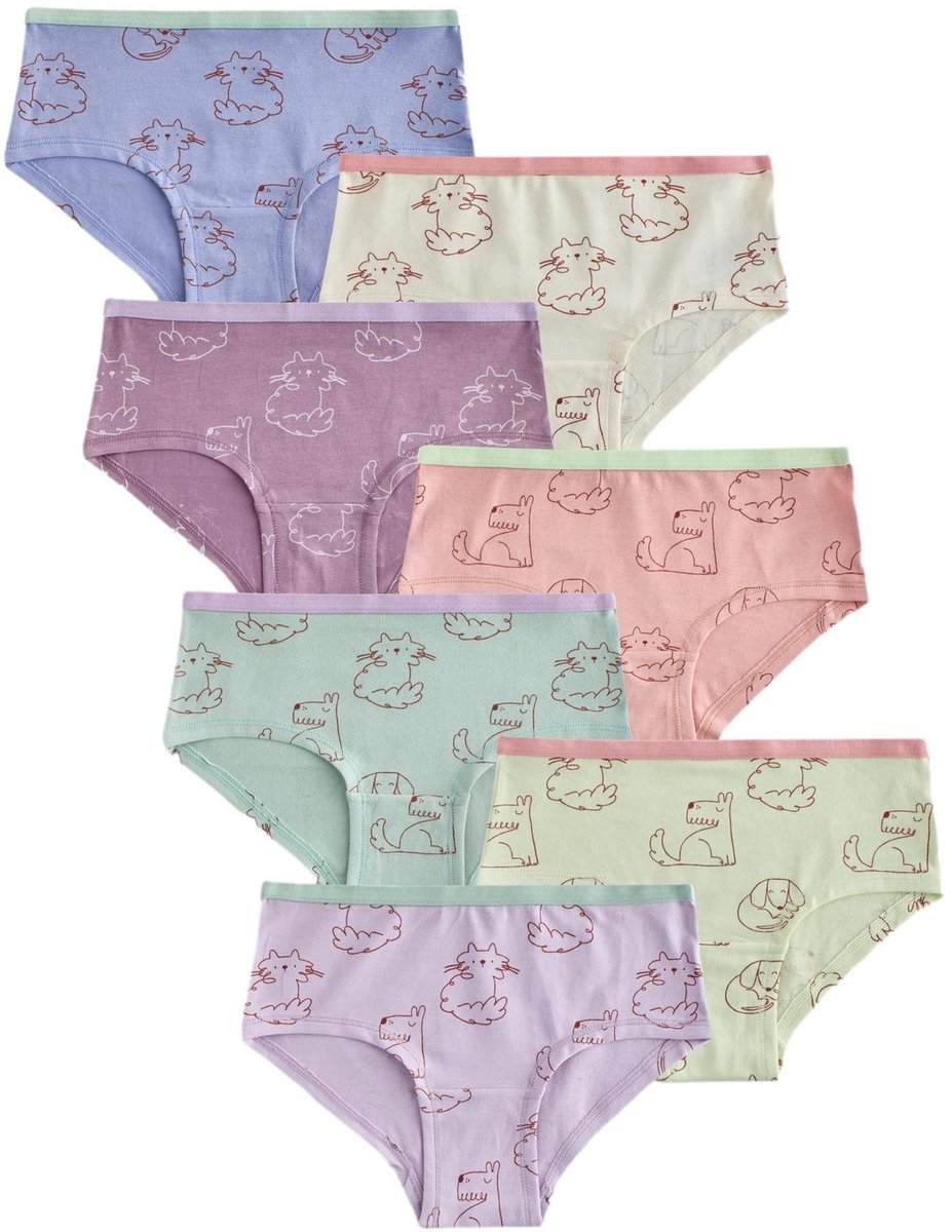 Next - Meisjes - Set van 7 hipsters - Roze